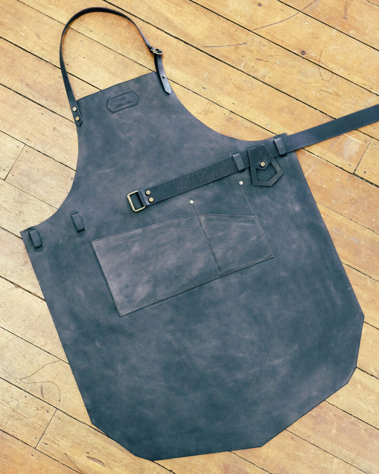 Leather aprons Dierendonck x Niyona